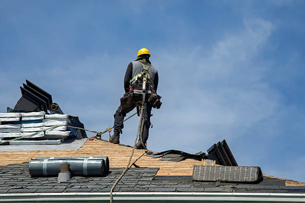 Professional Roof Replacement technician working in Marina, CA